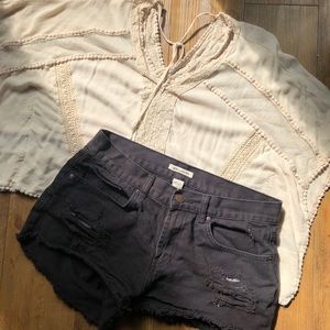 Billabong distressed shorts